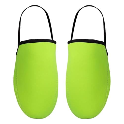 mophrati Water Resistant Half Shoecover Toe Warmers Smart Choice,Green,L — view 5