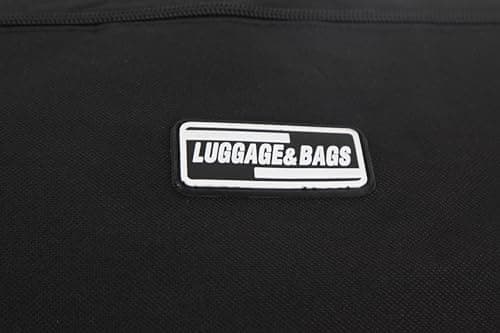 32 Inch Large Folding Wheeled Travel Sports Cargo Holdall Duffle Bag (Black) — view 4