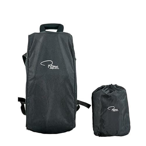 Roma Capsule 3 Approved Travel Stroller – Ultra-Lightweight Cabin Buggy fits Aeroplane Overhead Lockers – One-Hand Fold, Magnetic Buckle & Lie-Flat Seat from Birth to 15kg – Jet Black — view 6