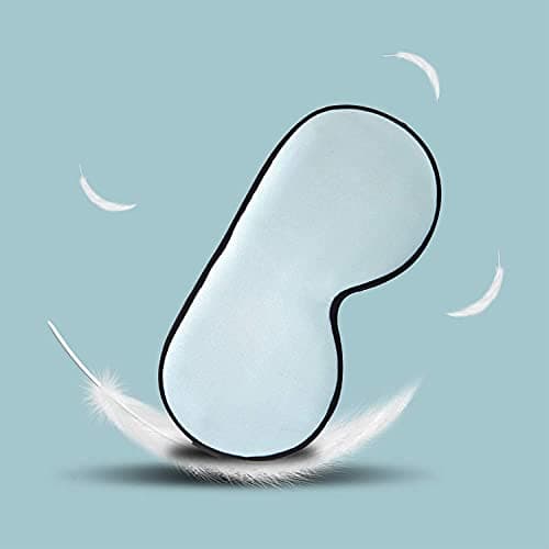 Natural Silk Kids Sleep Mask Eye Mask for Kids with Adjustable Strap Breathable & Soft Eye Shade for Sleeping Blocking Lights (2 Pack) — view 6