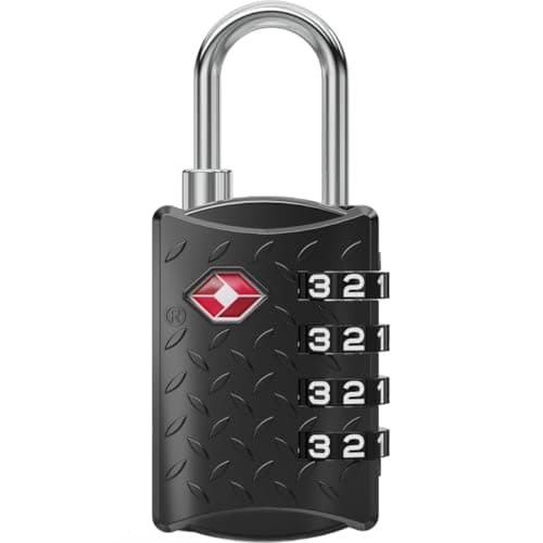 NovLock TSA Padlock for Suitcases, TSA Approved Luggage Locks for Travel