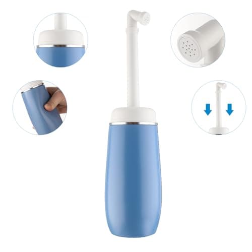 Portable Bidet 400ml Mini Bidet Toilet Water Sprayer Travel Bidet Bottle Peri Bottle for Women Essentials for Postpartum Perineal Care — view 5