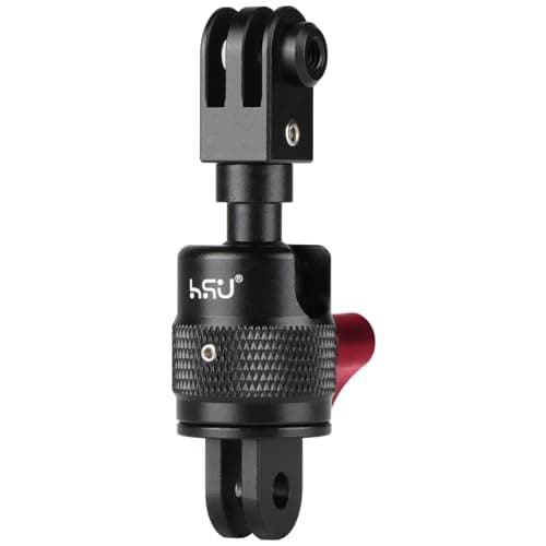 HSU 360 Degree Adjustable Adapter Ball Head GoPro Mount for Action Cameras
