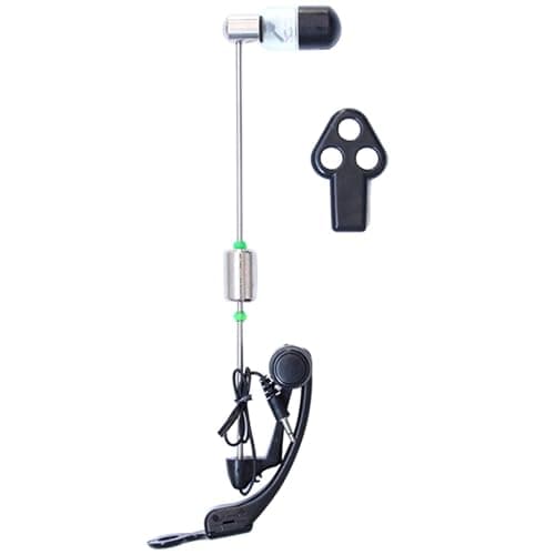LED Night Fishing Rod Bait Alarm, Fishing Rod Bite Bait Alarm,Portable Fishing Alarm Adjustable Fishing Accessories - ABS Headlight Screw Button Bite Bait Alarm