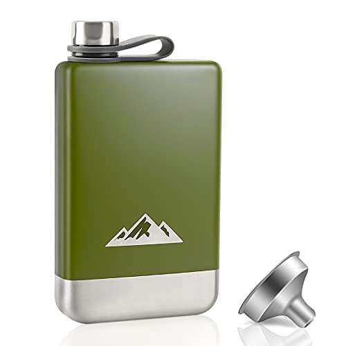 KWANITHINK Stainless Steel Hip Flask 8oz