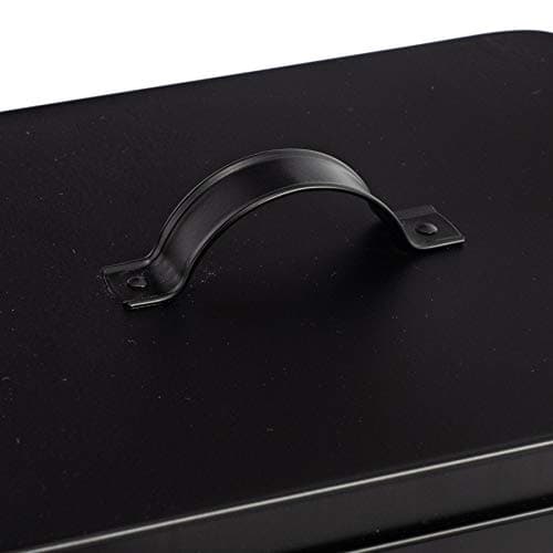 Harbour Housewares Vintage Metal First Aid Box - 29cm - Black - Medical Storage Tin with Airtight Lid, Handle & 2-Tier Removable Organiser Tray - Steel Medicine Storage Plasters, Pills & Essentials — view 5