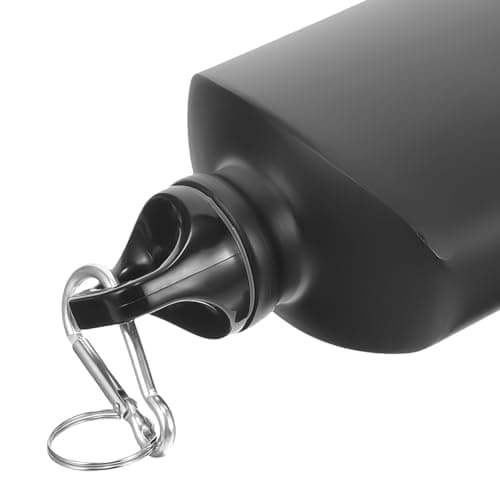 PRETYZOOM Travel Military Canteen 500ml Aluminium Alloy Black Hiking Bottle — view 3