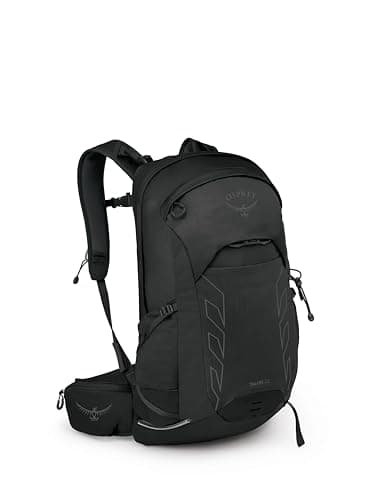 Osprey Men's Talon 22 Lightweight Hiking Backpack, Black/Coal Grey, One Size