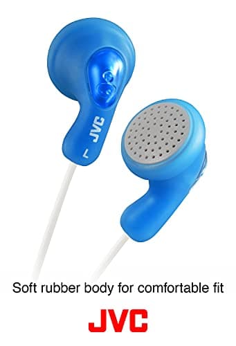JVC Gumy In-Ear Wired Headphones Earphones Compatible with iPod, iPhone, Samsung - Red — view 2
