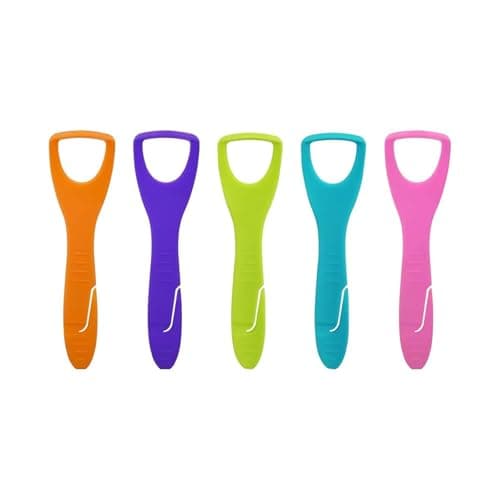 Portable Toothbrush Box Oral Hygiene Tools Kits Interdental Brush Tongue Scraper Travel Teeth Whitening(Orange) — view 6