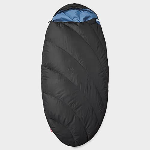 Pod Adult Sleeping Bag for Adults, Teens, Kids, 1 Person, 2 Season, Spacious, Comfortable, Warm, Portable, Indoor & Outdoor Use, Camping, Hiking, Backpacking, Travelling, Compression Bag (Black) — view 3