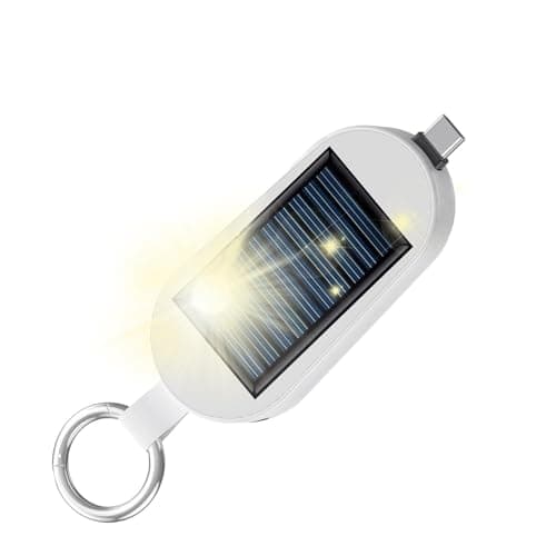 Holdes Portable Solar Bank, Key , Portable Type-C Charger, Solar Powered, Solar Charger, 3000 mAh Travel Bank for Wireless Charging of Watches and Phones — view 6