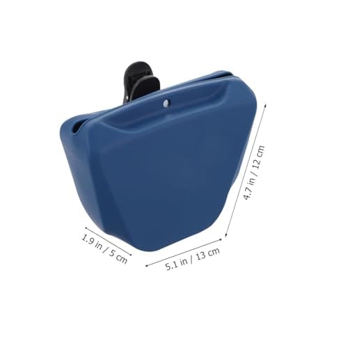 TOMETURE Silicone Dog Treat Pouch Weather-resistant and User-friendly Design with Buckle Sturdy Food Bag for Walking and Travel for Pet Trainers and Dog Owners — view 2