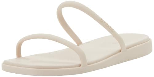 Crocs, Women, Miami Two Strap Sandal, Cocoa Cream, 3 UK Women