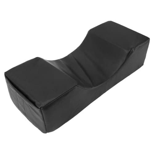 Brrnoo Eyelash Extension Pillow, U-Shape Memory Foam PU Leather Ergonomic Eyelash Pillow with Side Pocket for Beauty Salon Grafting — view 2