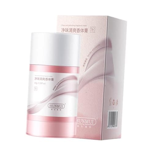 harayaa Solid Solid Fragrance Deodorant Last Fragrance 40G Easy to Absorb Non Irritating Travel Perfume Balm Pocket, pink