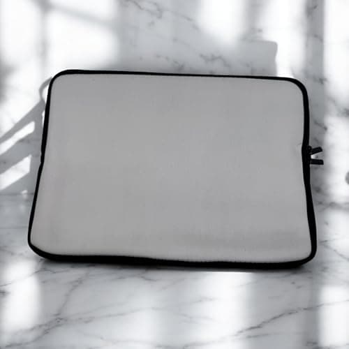 Sublimation Blank Laptop Sleeve Neoprene 12-13" Anti-Shock Zipper Water-Resistant for Customisation Business and Personal Needs (5 Pack) — view 2