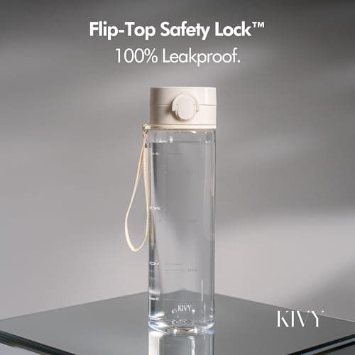 KIVY Tritan Water Bottle 32oz with Flip Lid - Leakproof & Dishwasher Safe — view 3