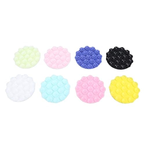 Jiawu Silicone Suction Cup Phone Case Mount, 19 Suction Cups Secure Grip Double Side Adhesion Cup Phone Case Mount, Silicone with 8 Pieces Set Eco — view 6
