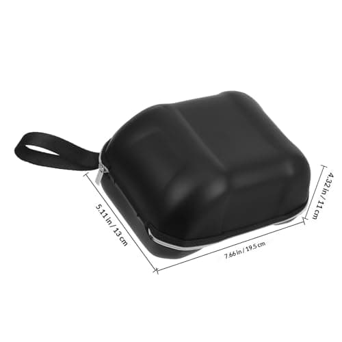TOPBATHY Snowboard Goggles Box Waterproof Zipper Closure Portable Black — view 2