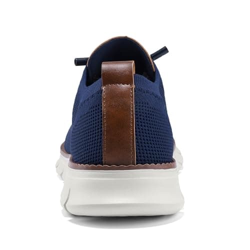 Wearbreeze Men’s Business Casual Oxford Sneakers – Lightweight Lace-Up Dress Shoes for Work, Travel & Daily Commute, Blue, 11.5 — view 5