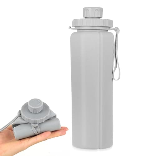 SiGuLiKeJi 600ml Silicone Collapsible Portable Sports Water Bottle