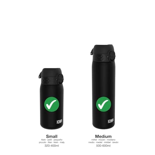 ION8 Leak Proof Replacement OneTouch 2.0 Water Bottle Lid, Leak Proof, Easy to Open, Secure Lock, Dishwasher Safe, BPA Free, Hygienic Flip Cover, Carry Handle, Easy Clean, Small, Deep Teal — view 3