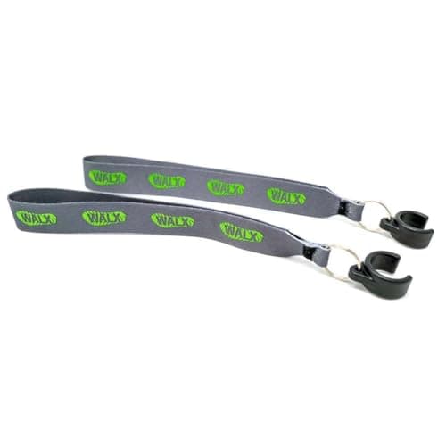 WALX Detachable Pole Straps (Pair) – Quick-Clip Hiking & Nordic Walking Straps – Hands-Free Freedom, Fall Safety Detachment, Fits Wide Range of Pole Types, Ideal for Everyday Walking & Outdoors (16mm)