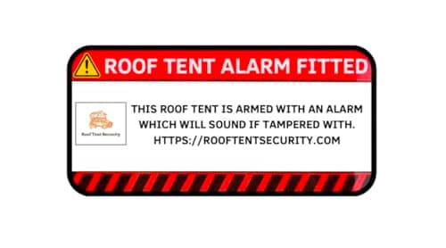 8 x Fits Tent Box/Roof Tent - Anti-Theft Prevention Security Nuts, Tamperproof Locking Set + 113db Roof Tent Security Motion Sensing Anti-Theft LOUD DETERRENT Alarm BUNDLE - Fits Tentbox — view 2