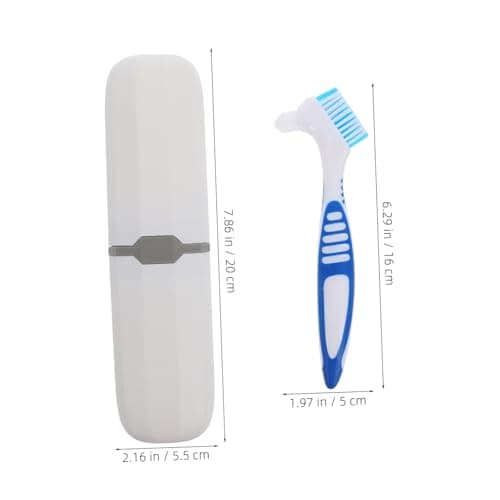 Back to School Decor Travel Toothbrush Kit 2pcs Double Sided Brush — view 2