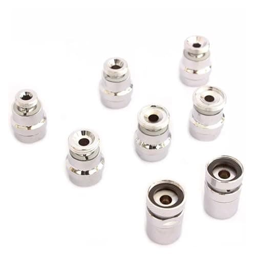Faucet Extender Universal Interface M16 M18 M20 M22 F22 Brass Splash Head Kitchen Bathroom Sink Spouts Water Tape Adapter lingli(Burgundy) — view 6