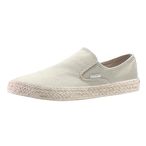 Mens Slip On Canvas Summer Shoes Mens Loafers Trainers Boat Deck Yachting Shoe Casual Pumps Trainer Lightweight Walking Sneaker Breathable Outdoor Trainer Flat Sole Trainer Shoe for Summer Khaki