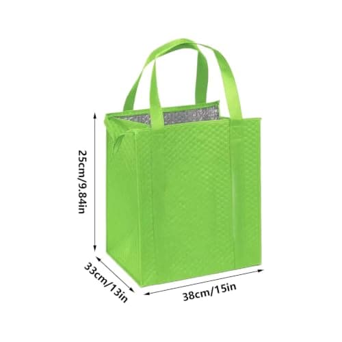 Freezer Bags for Shopping, Reusable Leakproof Picnic Lunch Cooler Tote — view 2