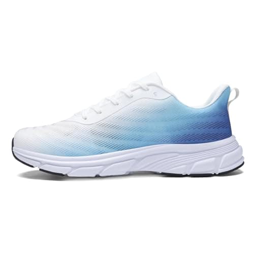 RTOUNT Mens Trainers Men Breathable Casual Walking Shoes for Gym Travel — view 3