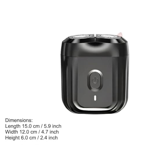 ENCHEN K6 Mini Electric Shaver for Men Portable Rotary Razor (Silver Grey) — view 5