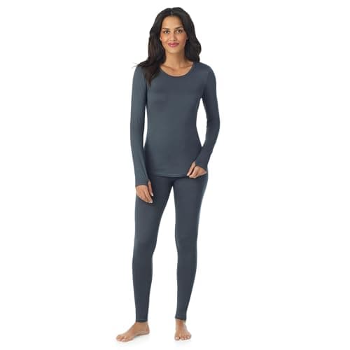 Cuddl Duds Lightweight 2 Piece Active Base Layer Matching Sets for Women