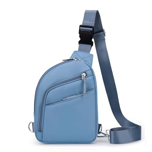 BIRDDIE Shoulder Bag for Women and Men, Anti-Theft RFID Crossbody Sling Bag