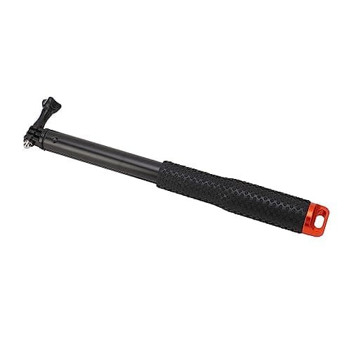 TYCIONG Action Camera Cellphone Selfie Stick Lightweight Portable Selfie Stick for Travel Outdoor Activities (Orange)