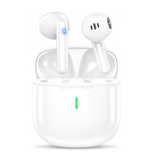 Wireless Earbuds,Bluetooth 5.4 Earphones In Ear with 4 ENC Noise Cancelling Mic,50H Playtime Wireless Headphones with HiFi Stereo Deep Bass,Touch Control Ear Buds,IP8 Waterproof for iPhone/Android/IOS