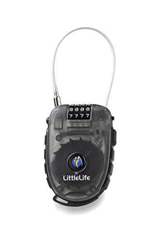 LittleLife Buggy and Pushchair 100cm Steel Shackle Cable Lock