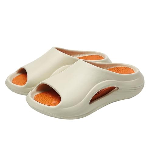 Orthopedic Slippers for Women Plantar Fasciitis Arch Support Sandals Fluffy Slippers Comfy Shoes Non-Slip Thermal Trendy Summer Slipper Home Indoor Sliders A, 8