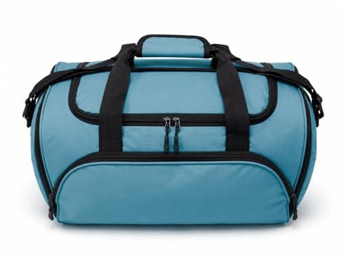 Lightweight Cabin Holdall Travel Gym Weekend Bag, Turquoise, 42L — view 3