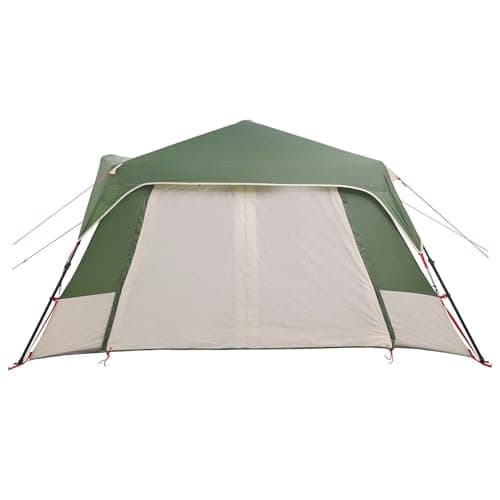 LoogCape Instant Tent Green 10 People 185T Polyester PU Coated 438 x 310 x 200 cm Includes Linen Pegs Carry Bag for Camping Garden Festival — view 5