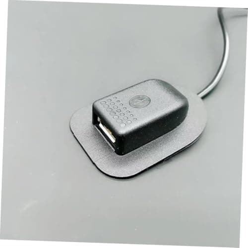 Backpack External USB Charging Port Cable for Travel, Black Plastic — view 4