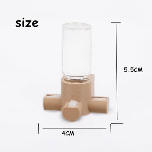 Daerky Jumping Spider Water Dispenser, Magnetic Hanging Feeder,Suitable for Jumping Spiders,Tarantulas, Praying Mantises,Arboreal Animals, and Other Small Animal Enclosure Accessories,5ML (Pink) — view 2
