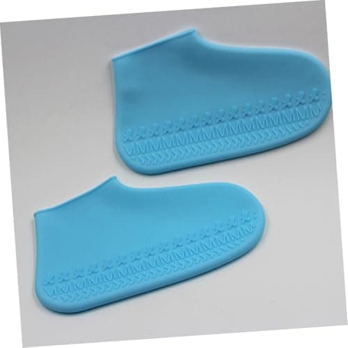 LOORGVEL Rainproof Shoe Covers Silicone Slip for Outdoor Adults Boys and Girls Travel Protection Shoes Cover — view 3