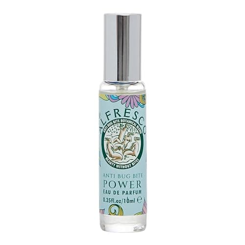Alfresco - Power, Anti Bug Bite Eau De Parfum, Natural Insect Repellent, Coriander & Vanilla Mosquito Spray with Botanical Extracts - DEET-Free Travel Essentials, Unisex (10ml)