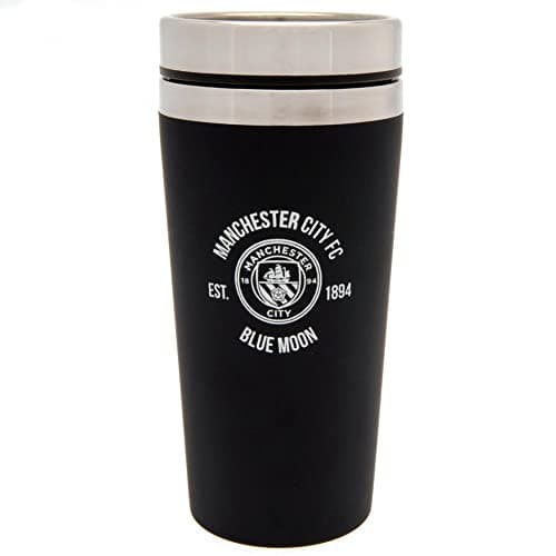 Manchester City FC Executive Travel Mug (One Size) (Black)