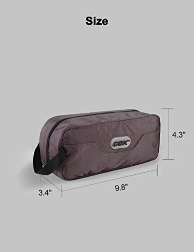 GOX Small Travel Toiletry Bag, Dopp Kit Case for Men, Multifunction Cosmetics Organizer Pouch… — view 6