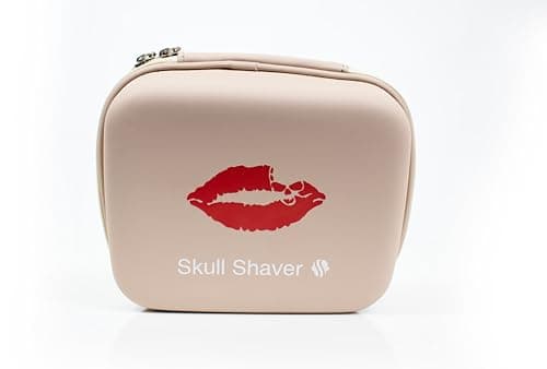 SKULL SHAVER Pitbull Travel Case for Butterfly and Pitbull Series Shavers (Beige), Best for Gifting — view 5
